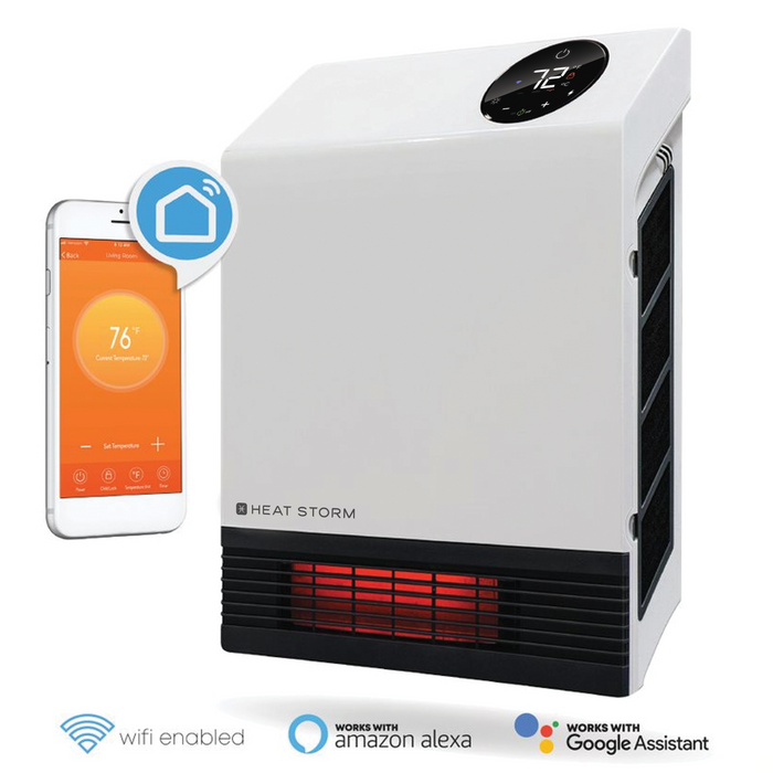 Wall heater with Wi-Fi