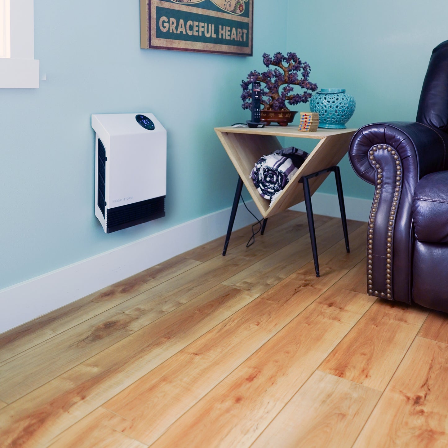 Wall heater with Wi-Fi