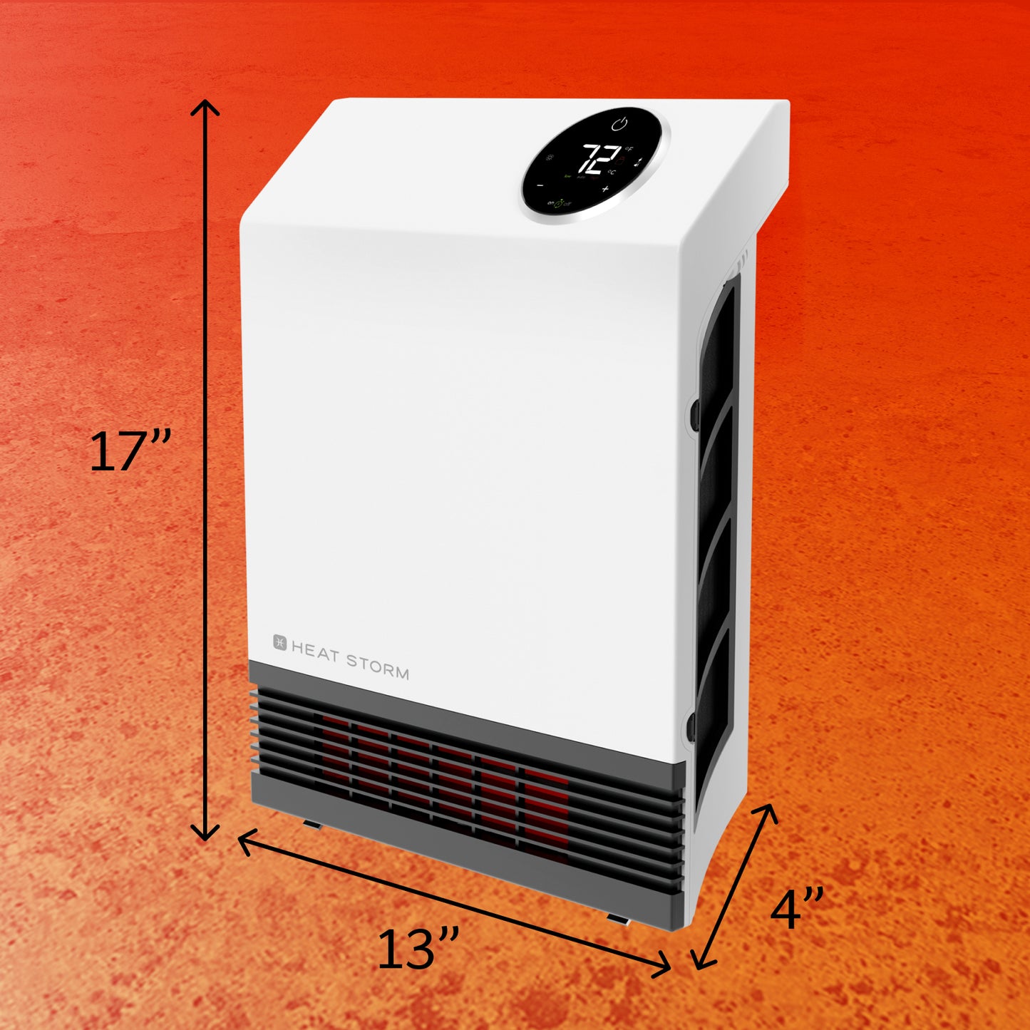 Wall heater with Wi-Fi
