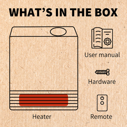 Wall heater with Wi-Fi