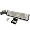 all the included components in the Heat Storm Tradesman 1500 Watt Weatherproof Infrared Quartz Space Heater box