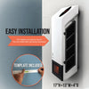 Easy Installation: Installs with two screws. Mounting level and kit included.1000 watt smart infrared space heater. Space heater with smart WIFI capabilities. Easy installation. Mount just about anywhere. 17"H x 13" W x 4" D
